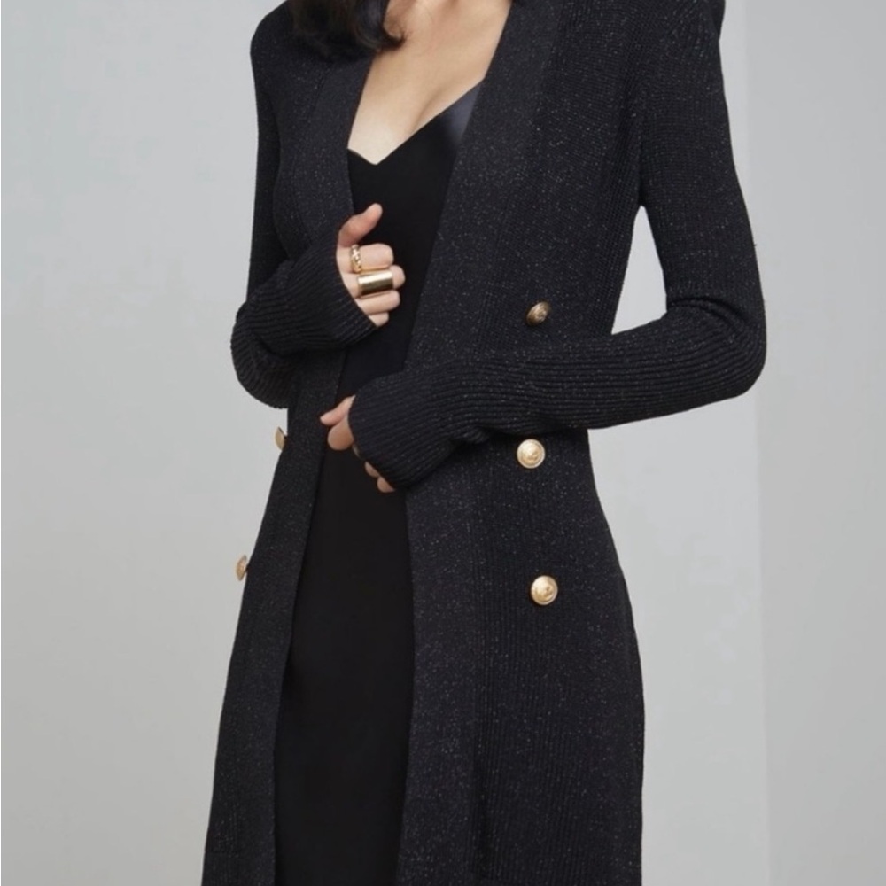 L’ agence black nwot tags cardigan M